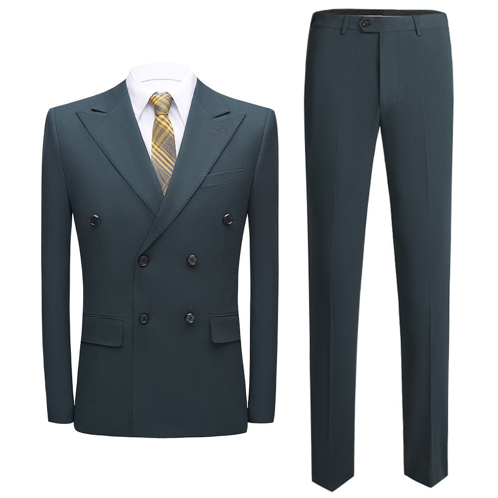 Herrenanzug im koreanischen Stil Slim Fit Hochzeitskleidung Business Casual