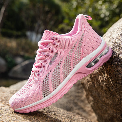 Mesh Women's Breathable Shoes Flying Woven Air Cushion