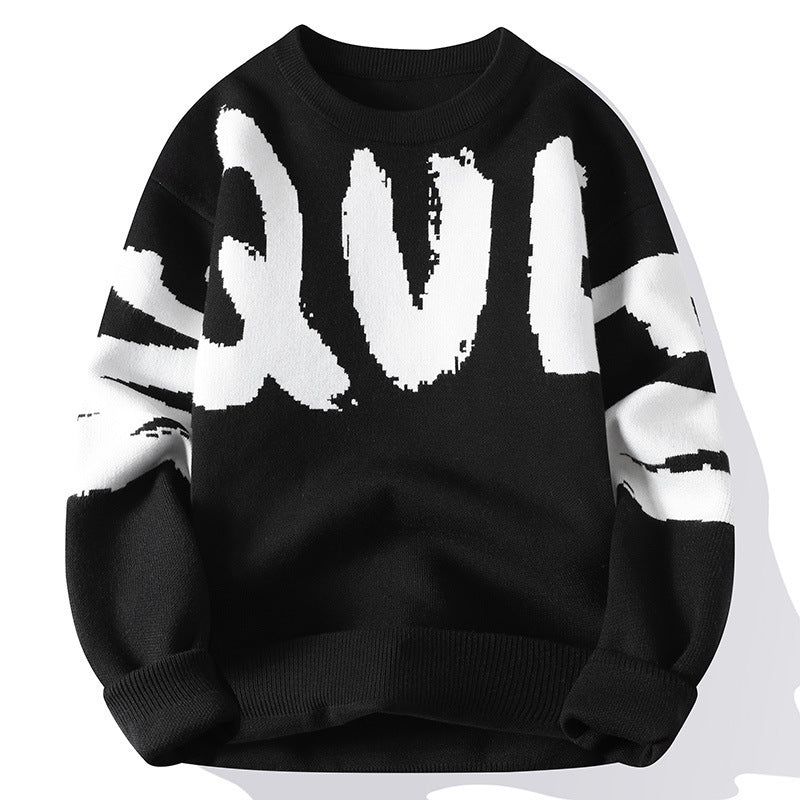 Pullover Herren Dicker Pullover Trendy