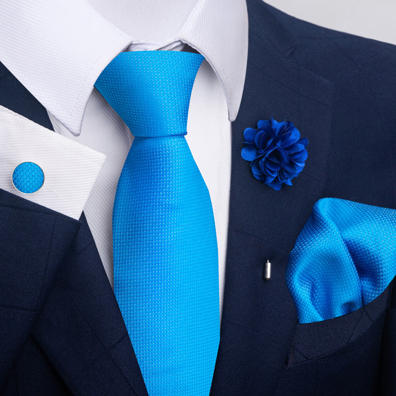 Men's Tie Suit Pocket Square Combo 8 - ARCHSHOPE