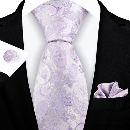 Jacquard-embroidered Cashew Flower Tie - ARCHSHOPE