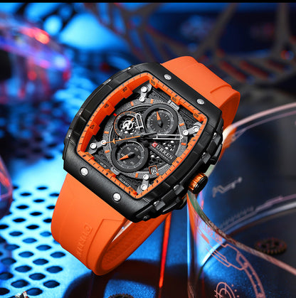 Men's Six-pin Quartz Tape Men's Watch - ARCHSHOPE