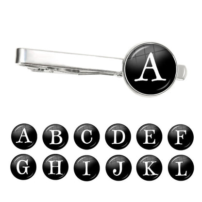 Letter Tie Clip Decoration With French Shirt - ARCHSHOPE