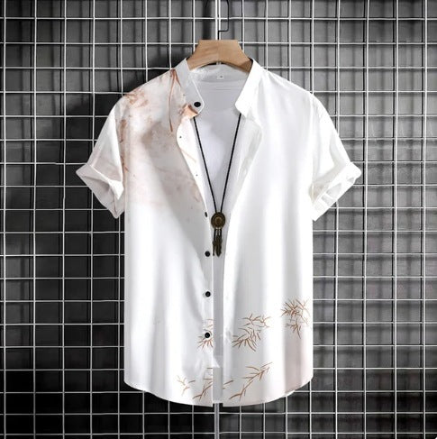 T-shirt décontracté à manches courtes et impression numérique 3D grande taille