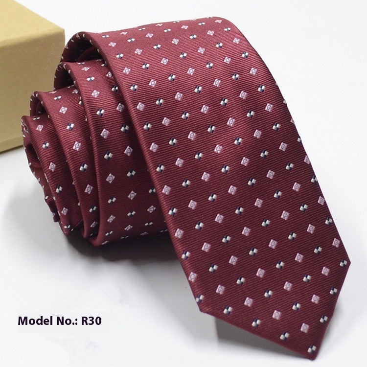 Fashion Exquisite Jacquard Tie Wedding Groom - ARCHSHOPE