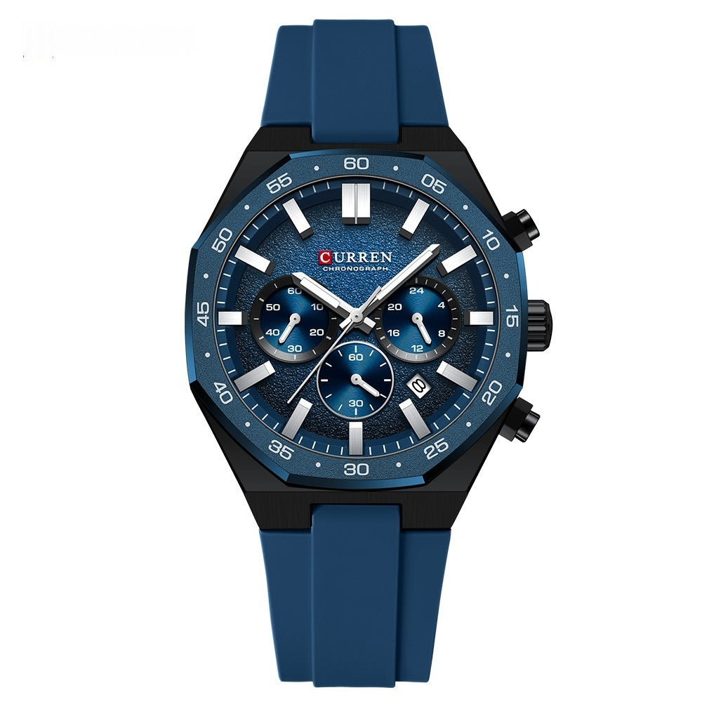 Calendar Waterproof Six-hand Mens Watch - ARCHSHOPE