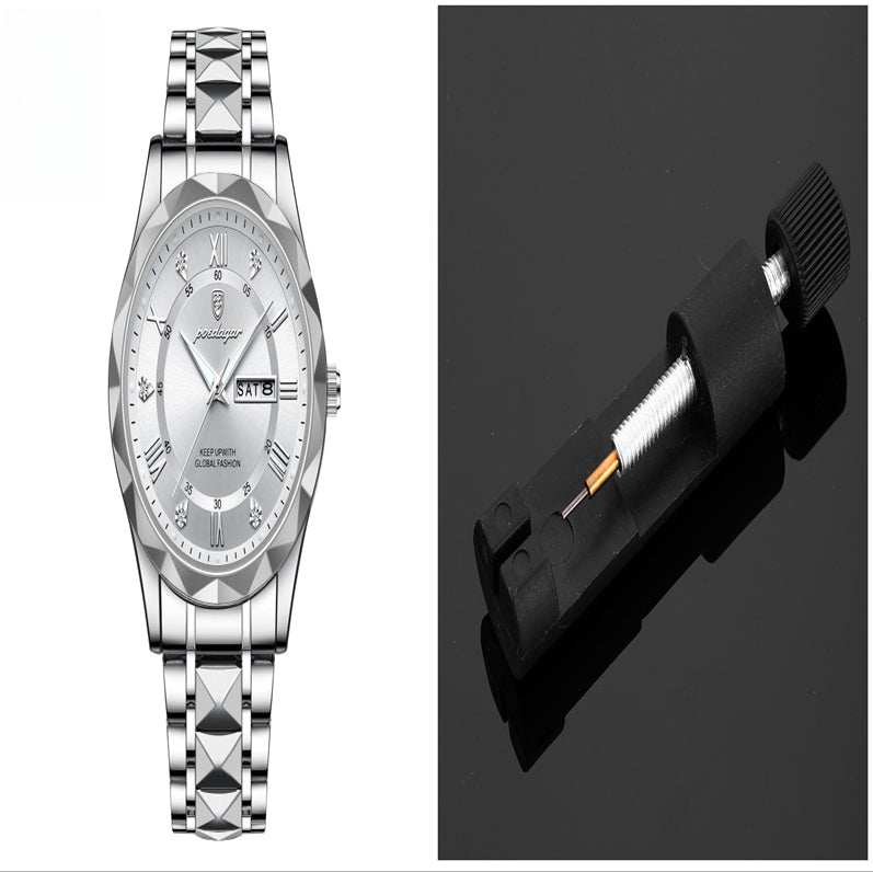 Men's Waterproof Double Calendar Luminous Quartz Watch - ARCHSHOPE
