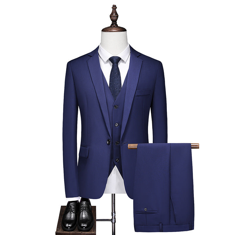 Business Freizeit Einfarbig Anzug Anzug Herren Business Anzug