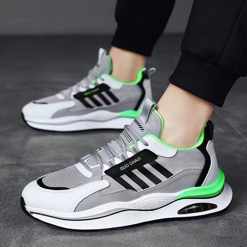 Baskets décontractées pour hommes, chaussures à coussin d'air, chaussures de sport, de basket-ball, de course, d'extérieur
