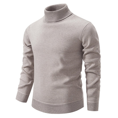 Autumn And Winter Velvet Thickening Sweater Knitwear Men's Turtleneck - ARCHSHOPE