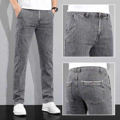 Vielseitige Stretchhose im Slim Fit im koreanischen Stil