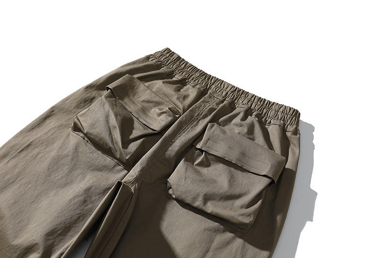 Herren Cargohose mit Kordelzug und Knöcheltaschen