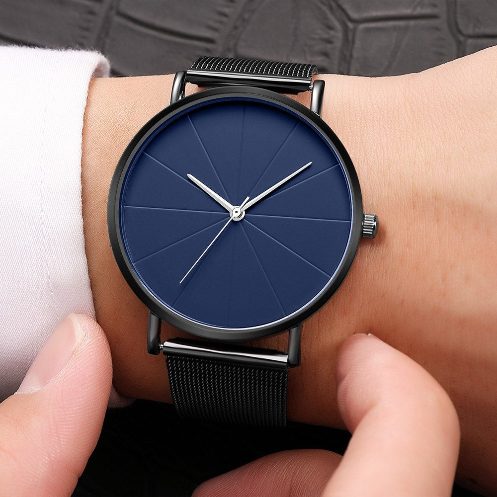 Fashion Stainless Steel Men Army Military Sport Date Analog Quartz Wrist Watch Mens Watches Top Brand Luxury Masculino Reloj - ARCHSHOPE