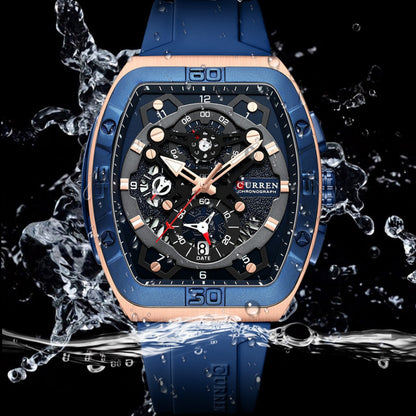 Cairen Unisex Six-Hand Quartz Watch Sporty Style Multi-Function Water-Resistant - ARCHSHOPE