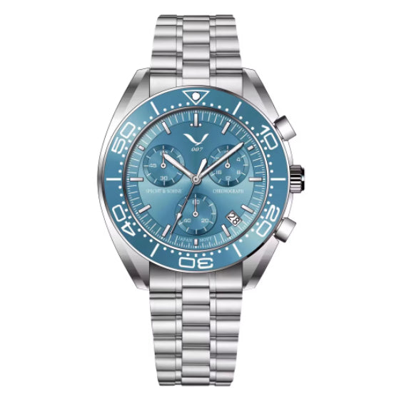 Business Multi-function Chronograph Watch Luminous Water-resistant With A Sapphire Crystal Glass Dial - ARCHSHOPE