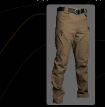 Pantalon tactique IX7 printemps et automne pour hommes, auto-culture, 9 pantalons de fan de l'armée des forces spéciales, salopette d'extérieur, pantalon d'entraînement droit multi-poches