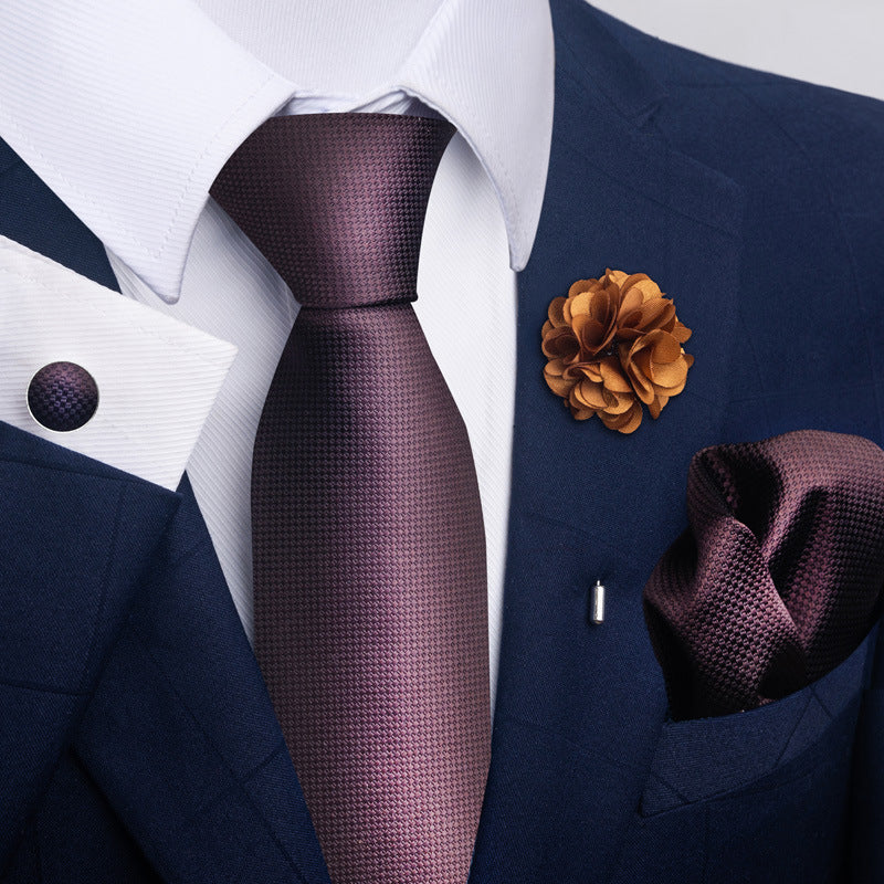 Men's Tie Suit Pocket Square Combo 8 - ARCHSHOPE