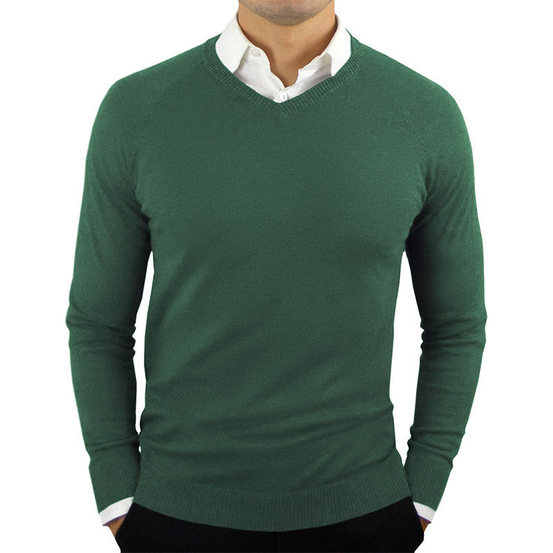 Pulls pour hommes, pulls à manches longues, chemises à col montant