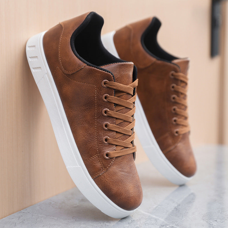 Lace-up Flat Shoes Men's Fashion Casual Shoes - ARCHSHOPE