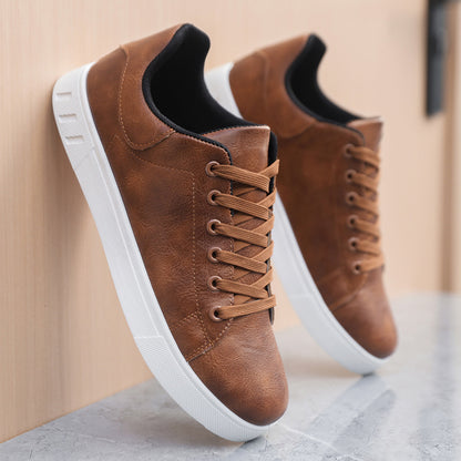 Lace-up Flat Shoes Men's Fashion Casual Shoes - ARCHSHOPE