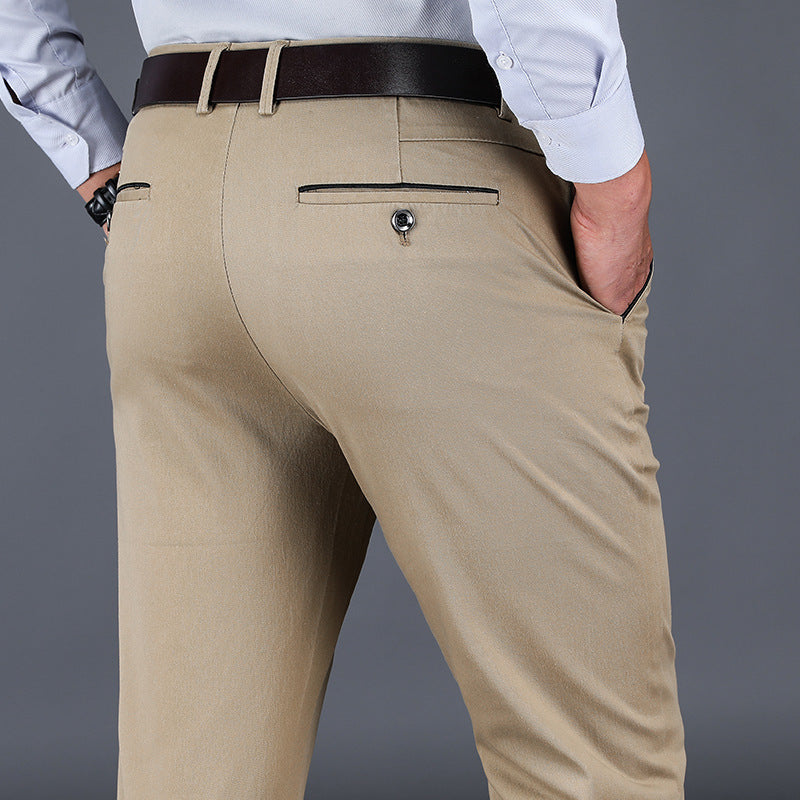 Pantalon de costume d'affaires pour hommes d'âge moyen