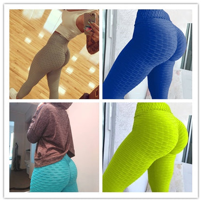 Booty Lifting Anti Cellulite Scrunch Leggings Without Pocket - ARCHSHOPE