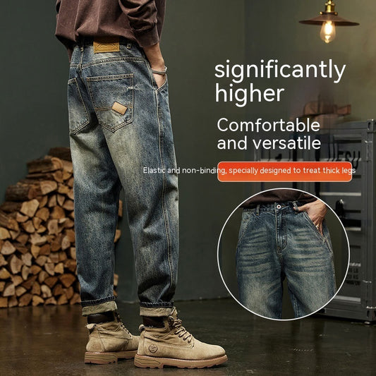 Pantalon cargo ample et droit pour homme