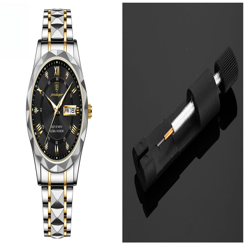 Men's Waterproof Double Calendar Luminous Quartz Watch - ARCHSHOPE