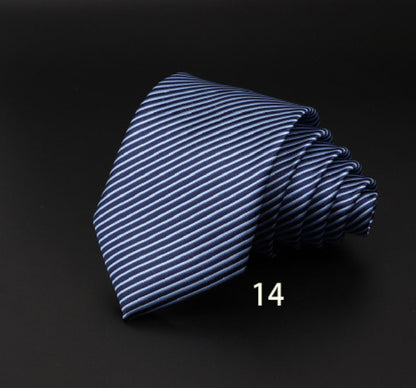 Men's Striped British Gentleman Polyester Fiber Tie - ARCHSHOPE