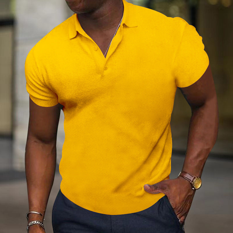 Sports Fitness T-shirt Summer Slim Fit Multi-color Short Sleeve Men's Casual - ARCHSHOPE