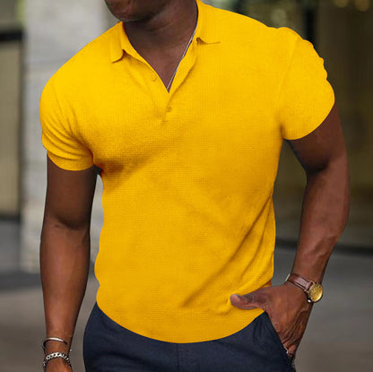Sports Fitness T-shirt Summer Slim Fit Multi-color Short Sleeve Men's Casual - ARCHSHOPE