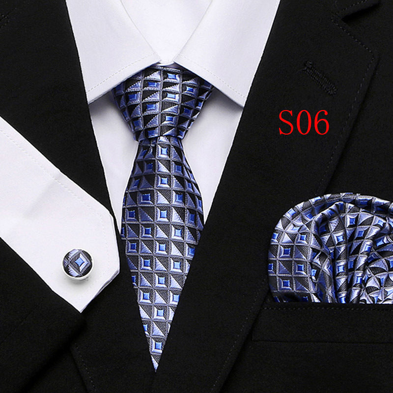 Paisley Series European And American Fashion Tie Three-piece Suit - ARCHSHOPE