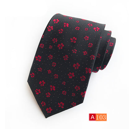 Men's Casual Formal Wear Polyester Jacquard Tie - ARCHSHOPE