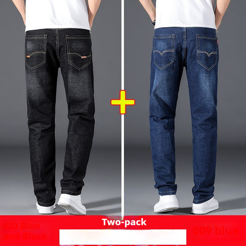 Sommer Dünne Jeans männer Lose Gerade