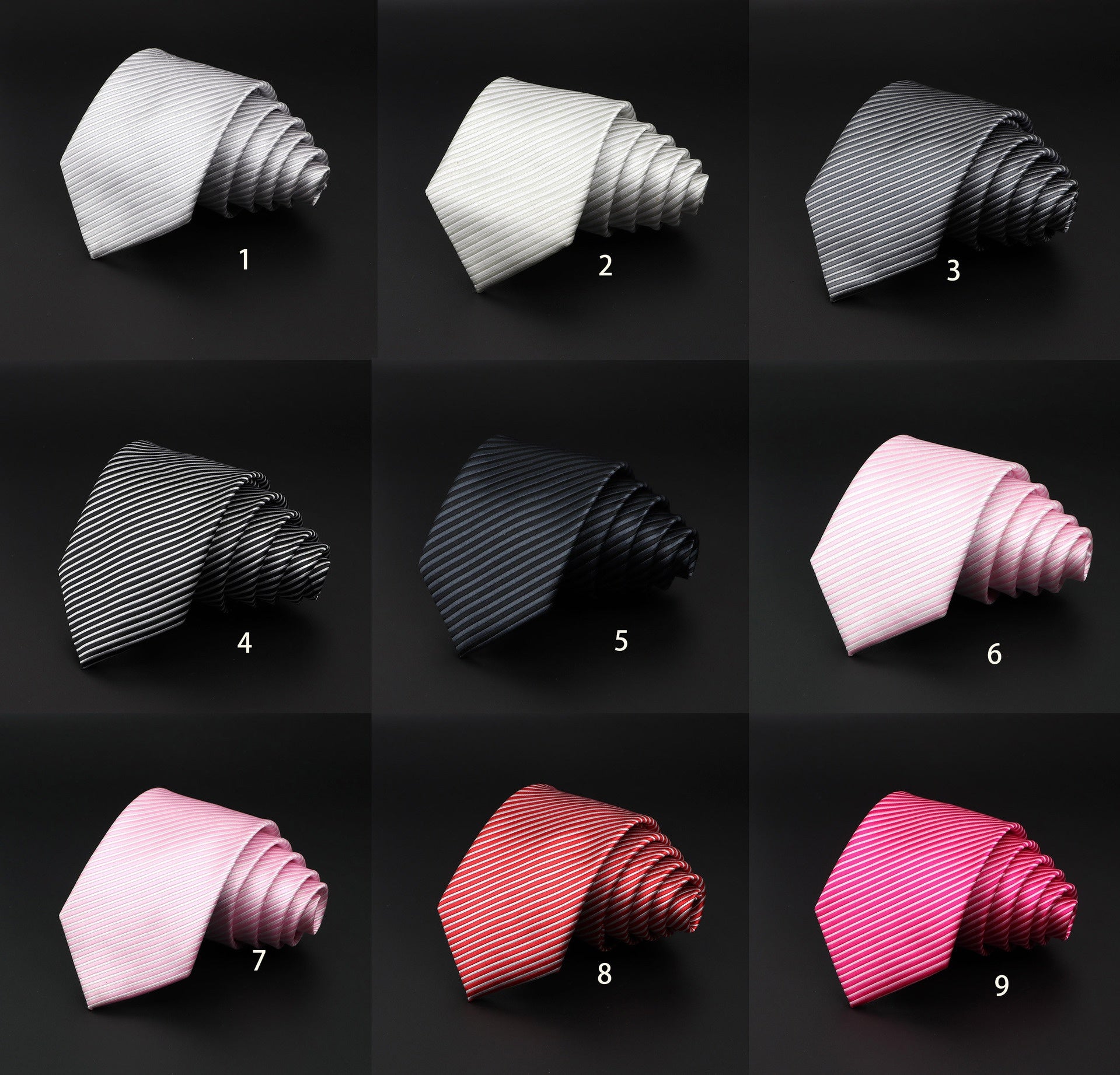 Men's Striped British Gentleman Polyester Fiber Tie - ARCHSHOPE