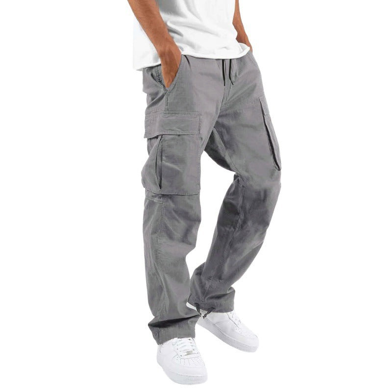 Trade Drawstring Multi-pocket Casual Trousers - ARCHSHOPE
