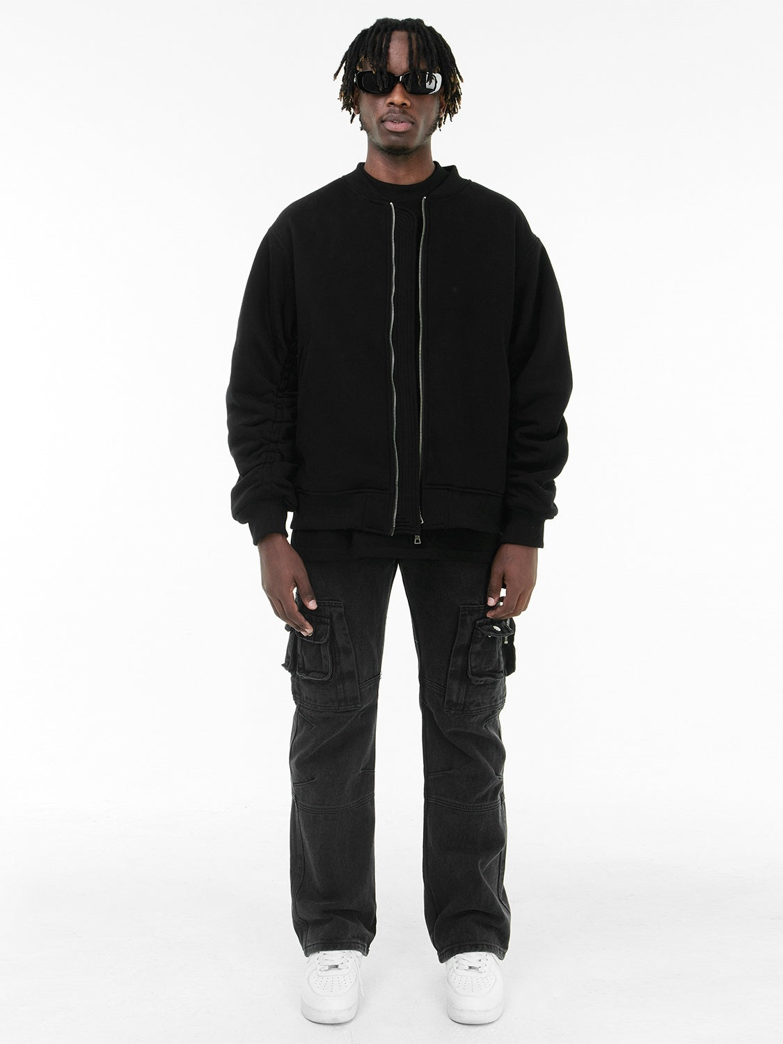Pantalon large à jambe droite, nouvelle collection automne, vêtements de travail fonctionnels et décontractés à poches multiples