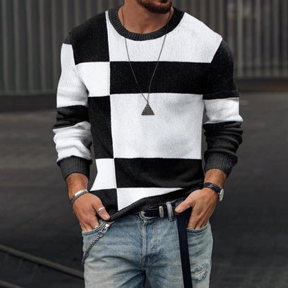 Für Männer 3D Pullover Casual Tops Langarm T-Shirts