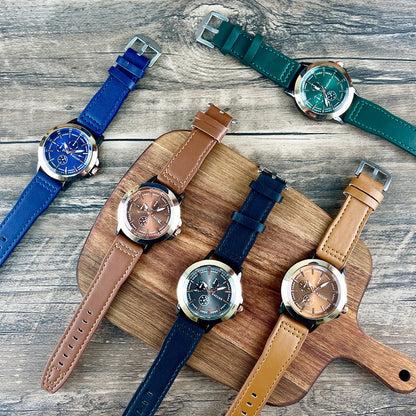 New Three-eye Retro-style Mens Watch - ARCHSHOPE