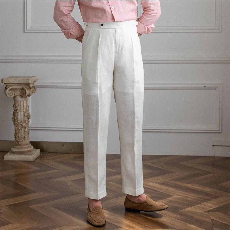Men's Fashionable Linen Casual Pants - ARCHSHOPE