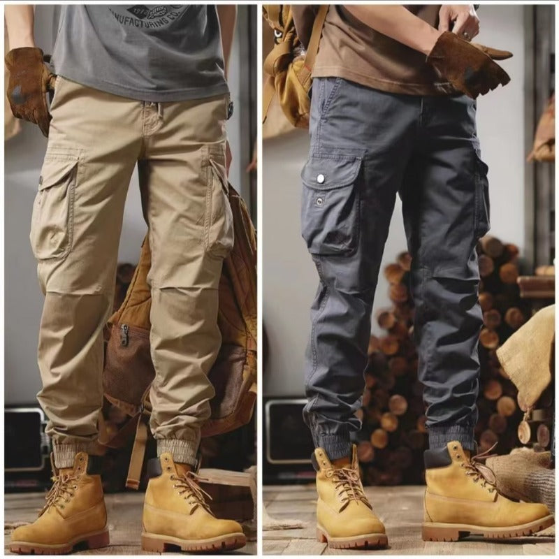 Pantalon sarouel japonais tendance et polyvalent pour homme
