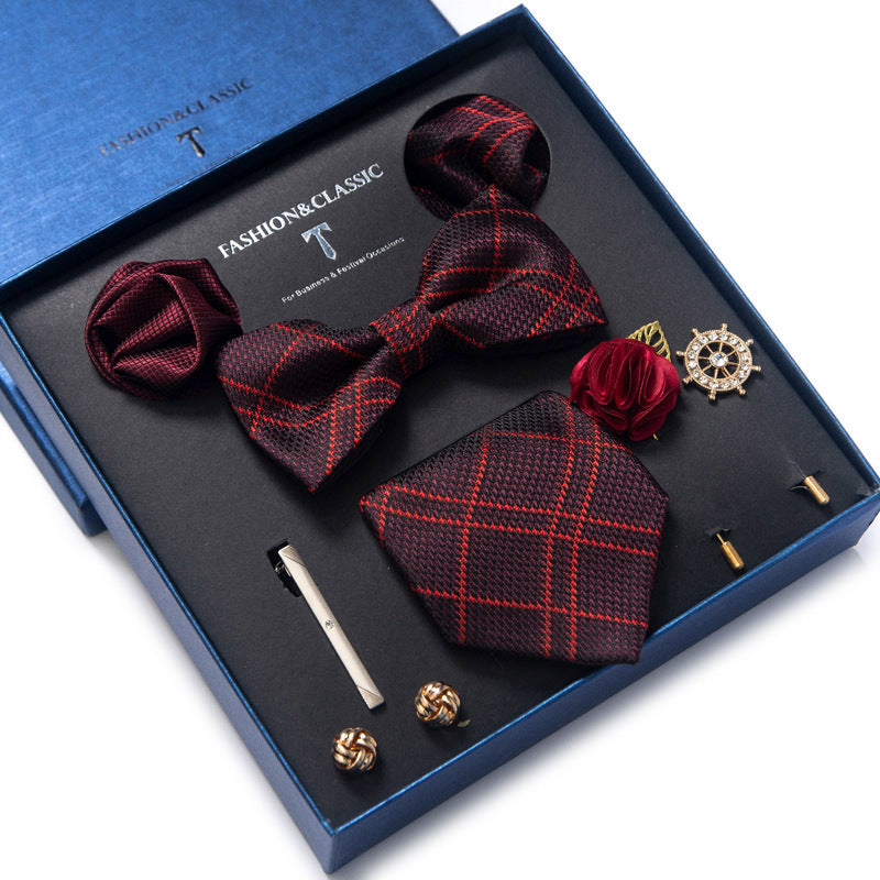 Tie 8-piece Set Formal Suit Men - ARCHSHOPE