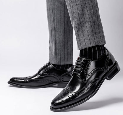 Echtes Leder Business Casual Dress Lederschuhe im britischen Stil