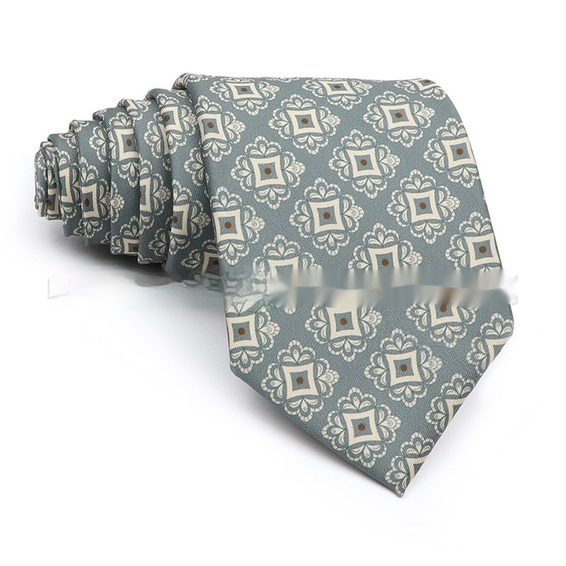 Business Polyester Men's Printed Workplace Tie - ARCHSHOPE