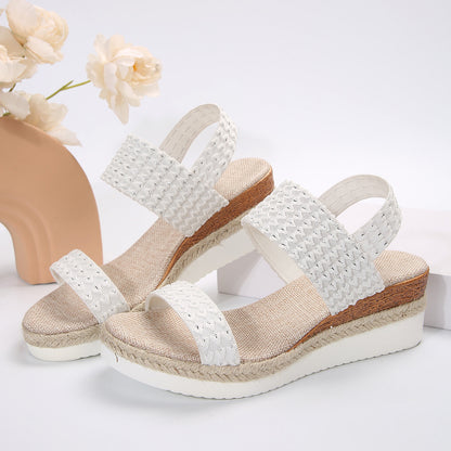Summer Fashion Wedge Sandals For Women Peep-toe Shoes For Women - ARCHSHOPE