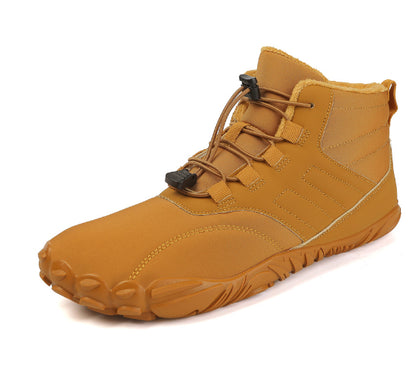 Outdoor Sports Cotton Shoes For Men And Women Winter Warm Slip-on Boots Wear-resistant Anti-ski Thickened Shoes Couple - ARCHSHOPE