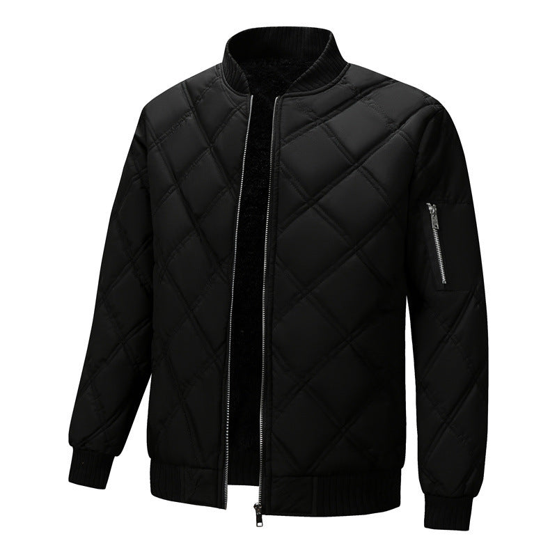 Fashion Personality Men's Fleece Lined Coat