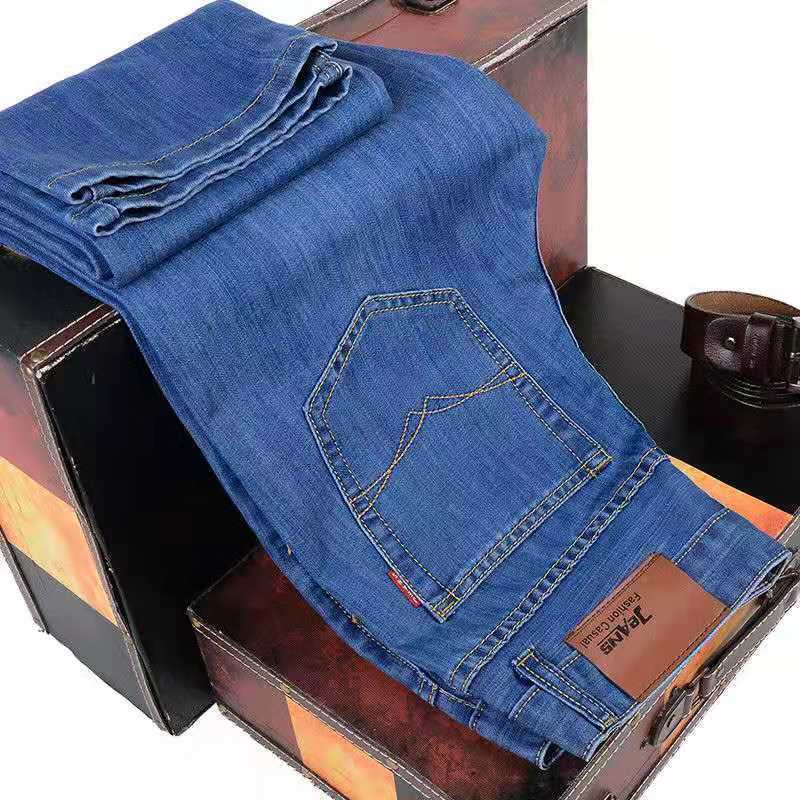 Sommerjeans Herren Stretch Loose Ice Silk