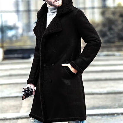 Manteau de fourrure rembourré pour homme