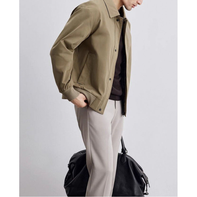 Spring And Autumn Men's Administrative Lapel Jacket - ARCHSHOPE